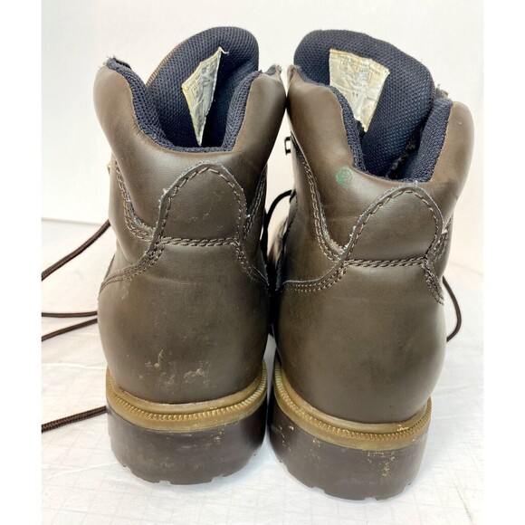 WorkForce Steel Toe, Oil Resistant, Slip Resistant Brown Work Boots Size 11❤️ - Picture 7 of 16